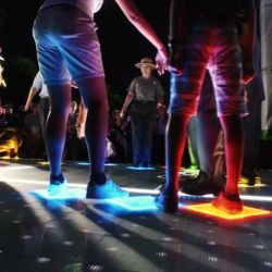Interactive Dance Floor At Park Interactive Dance Floor At Park